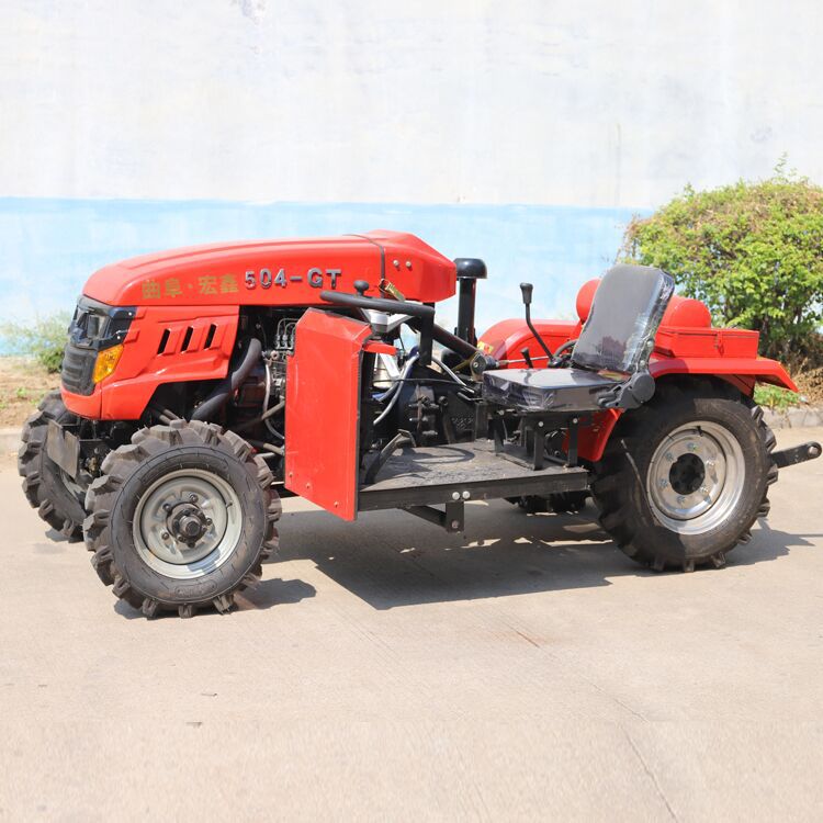 农用小型四轮旋耕犁地机四驱两驱农用拖拉机果园耕地管理机价格