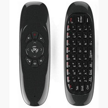 热销爆款C120飞鼠语音键盘 2.4G无线飞鼠键盘体感陀螺仪双面遥控