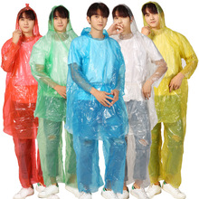 厂家成人一次性套装雨衣雨裤特厚 一次性分体雨衣厂雨披时尚现货