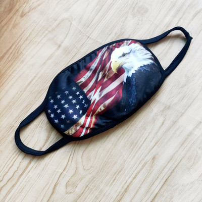 星空美国国旗口罩数码印花成人亚马逊万圣节潮款防尘厂家现货定制