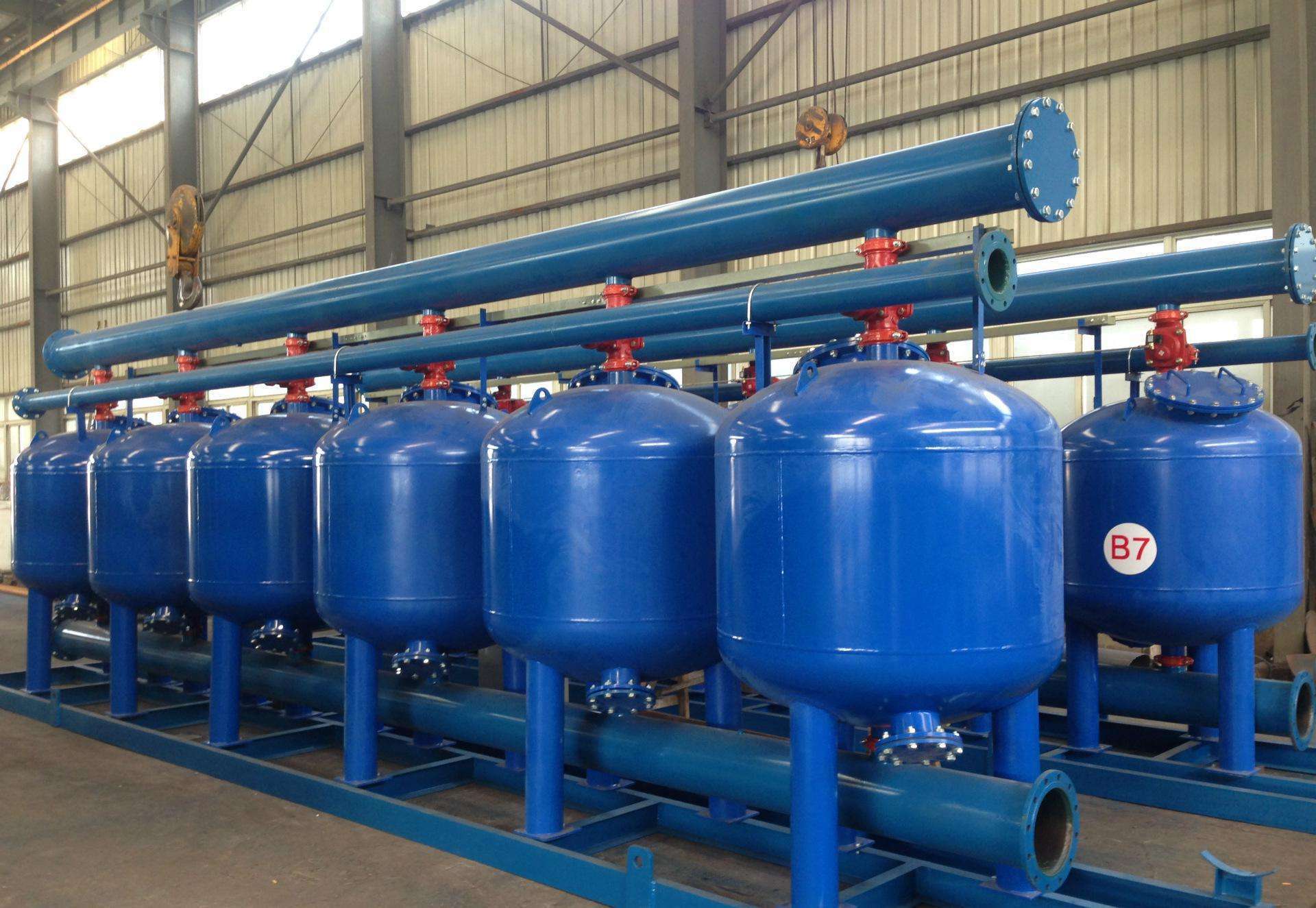 防爆式浅层砂过滤器 灌溉用水浅层砂过滤器 河水浅层砂过滤器