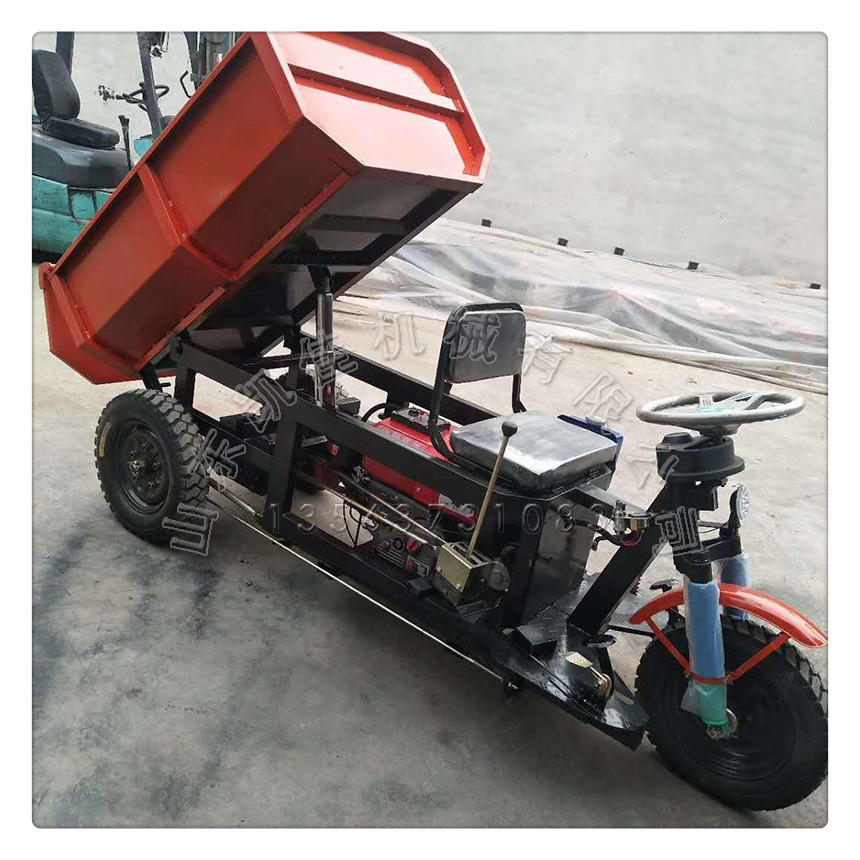 电动货运三轮车载重爬坡三轮电动车电动三轮翻斗车农用电动三轮车