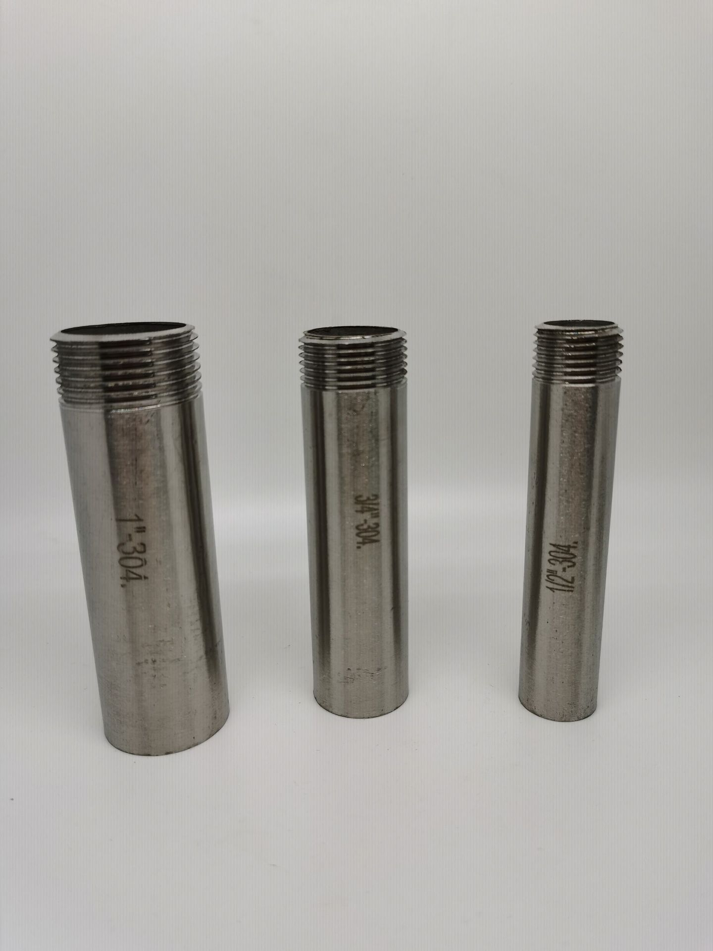 304 100长不锈钢单头外丝/管外丝外牙/速接/单丝 单头外螺纹/焊接