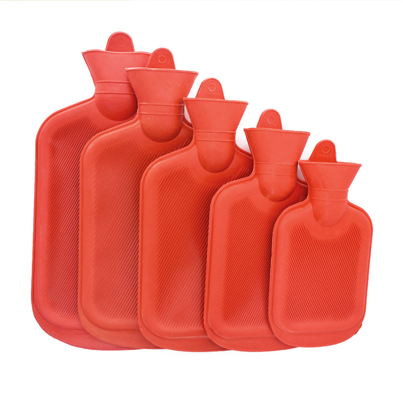 winter student hot water bag water injection rubber hot water bag nostalgic flushing warm handbag warm waist and foot cover wholesale