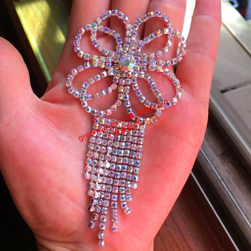 diy衣服裙子装饰手缝流苏钻小花朵鞋帽女包工艺品贴钻演出服装钻