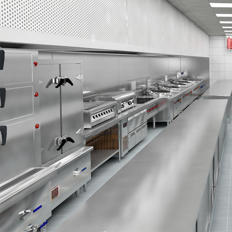 【定制】不锈钢厨房用具酒店饭堂厨房设备定制设计装修工程