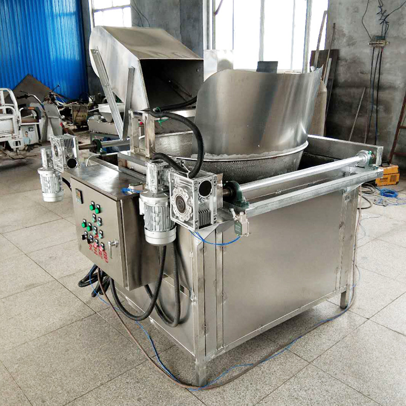 食品厂专用油炸机械设备 小鱼仔小型油炸机油条面食油炸机