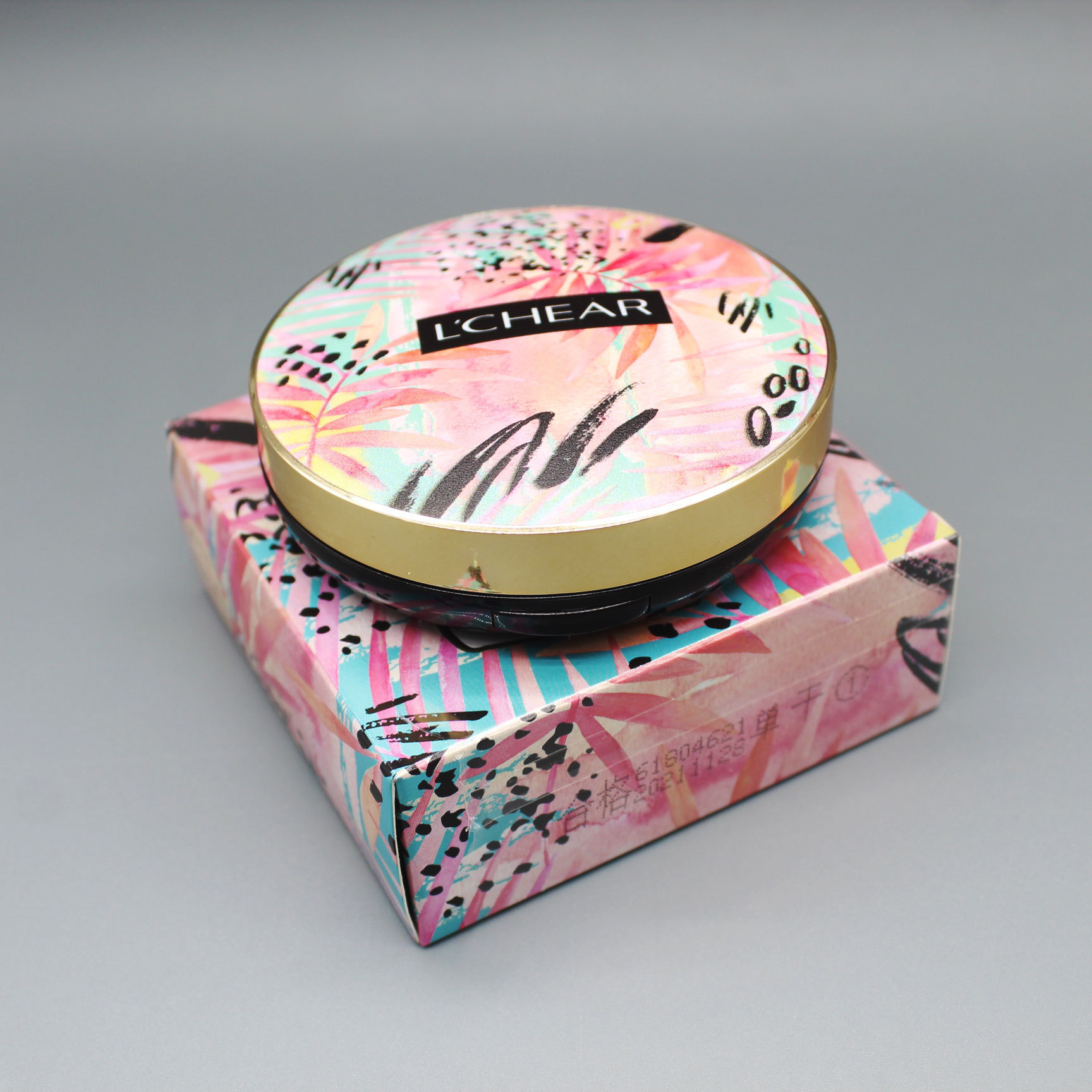 蕾琪清透舒油持妆粉饼q2103 遮瑕防水防汗清爽定妆不脱妆晕染