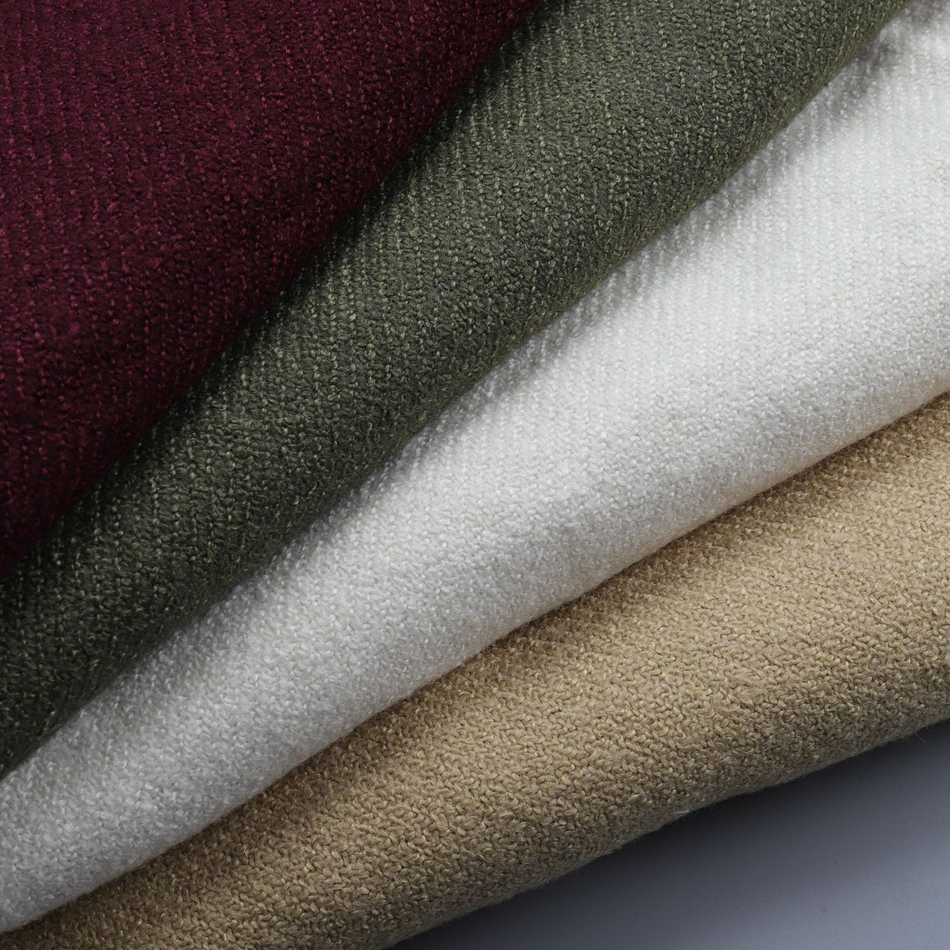 色织毛涤混纺布料休闲秋冬小香风时装外套箱包鞋帽时装靠垫面料