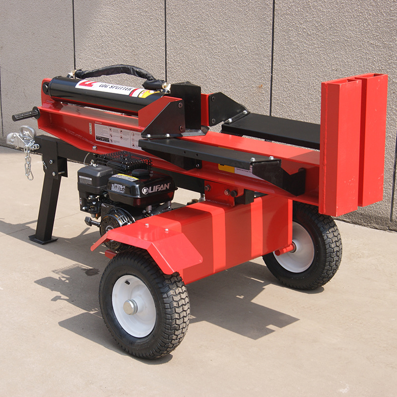 供应电动劈木机 立式液压劈木机 小型农用劈木机 轮式劈材机