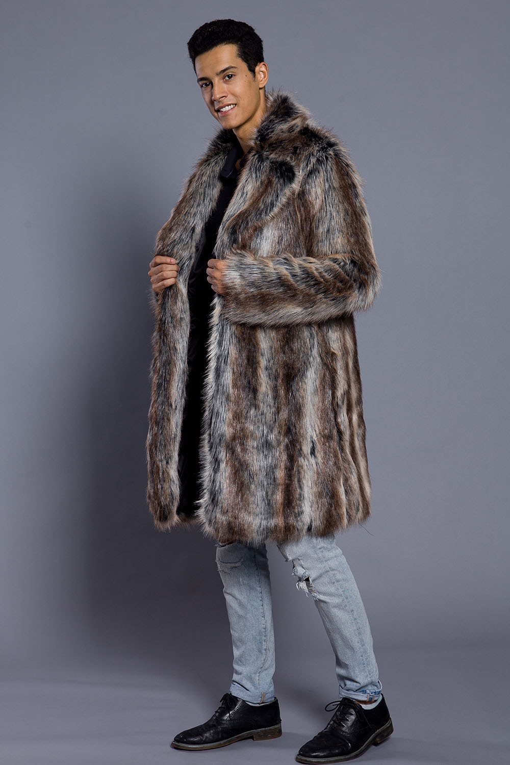 貂皮衣男整貂