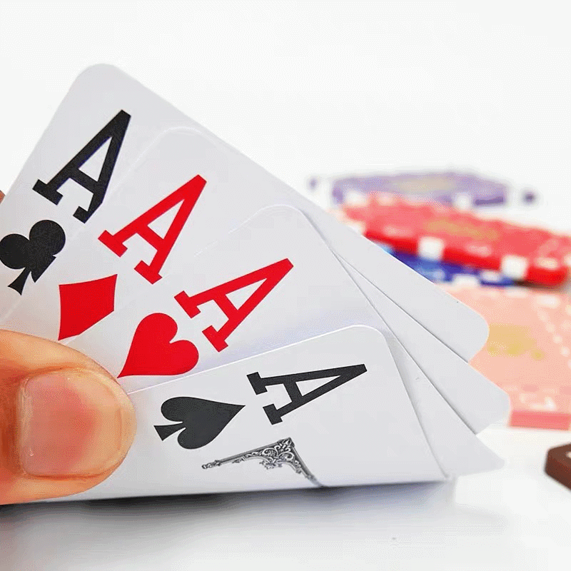 厂家供应德州广告异型扑克创意扑克牌纸魔术扑克纸牌批发