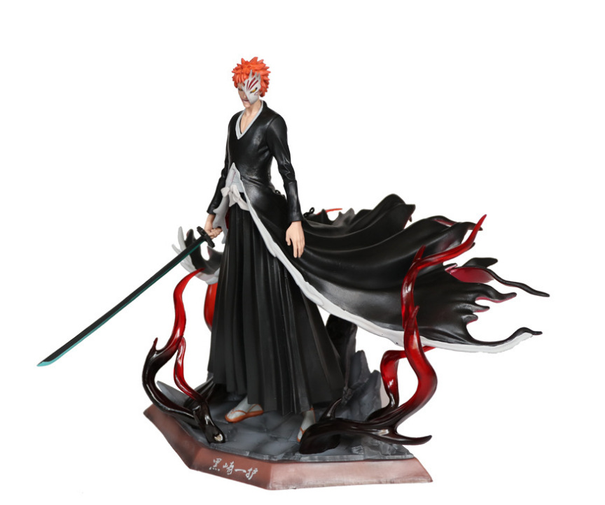 黑崎一护 模玩gk死神 虚化面具 双头雕 盒装手办