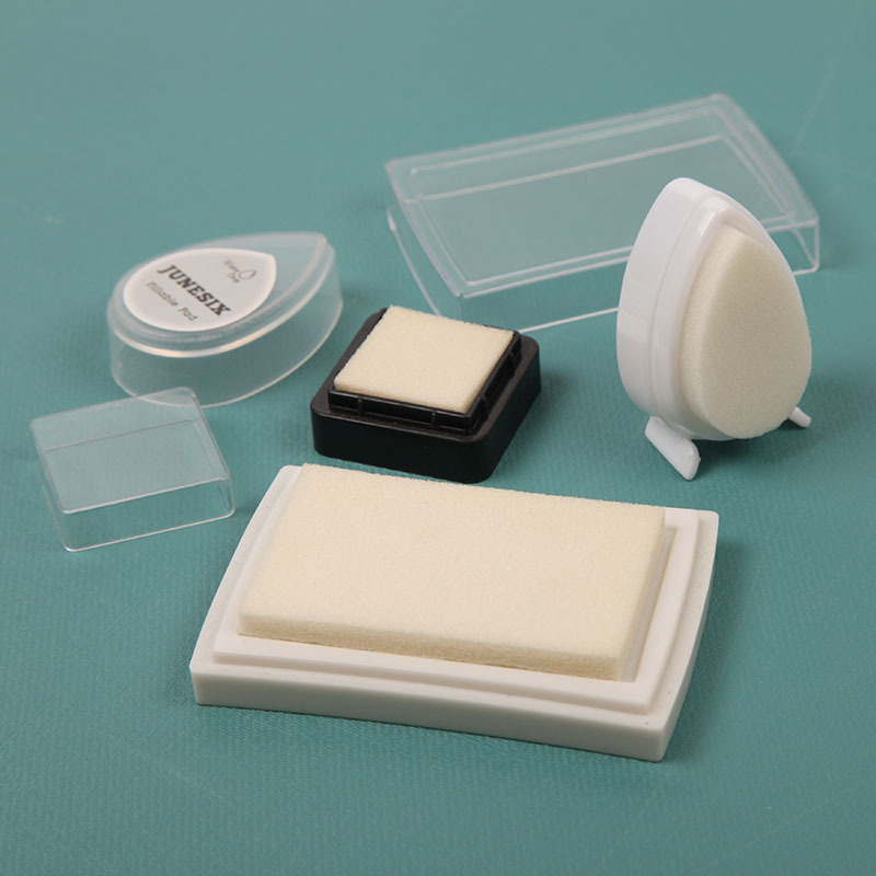 空白印台 diy自制印台 进口棉芯 橡皮章印片自制色彩空白印台