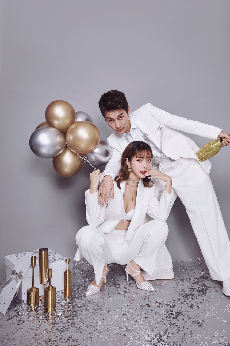 影楼主题情侣摄影旅拍服装西装写真拍摄艺术照杂志封面时尚风礼服