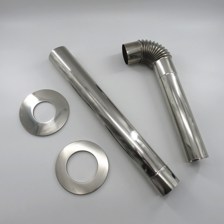 燃气热水器不锈钢排烟管排气管直径6cm配件弯头60软烟管铝箔