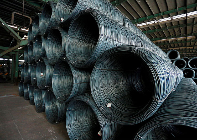 中豹永钢hrb400三级抗震螺纹钢 盘螺 热轧带肋钢筋 建筑钢材价格