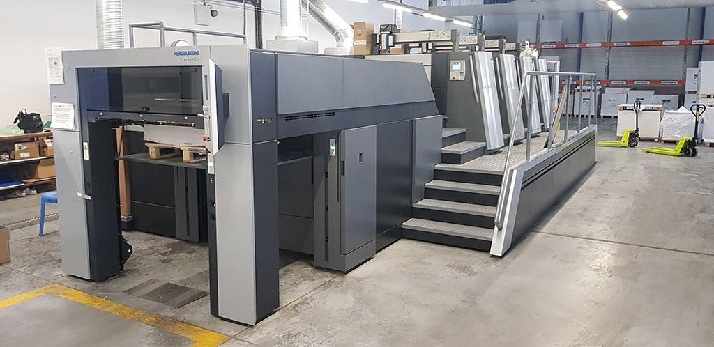 出售2018年海德堡xl106一4leduv对开4色准新印刷机