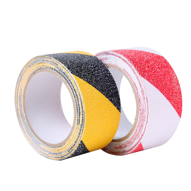 Yellow and Black Frosted Anti-Skid Tape Stair Frosted Anti-Skid Tape Bathroom Floor Step Waterproof Non-Slip Warning Tape