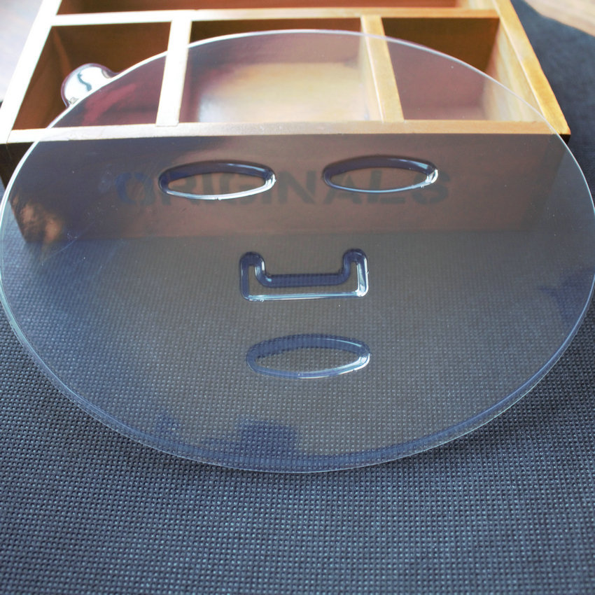 自制diy海藻面膜模具小号吸塑海藻塑料托盘pvc片面膜粉软膜粉膜具