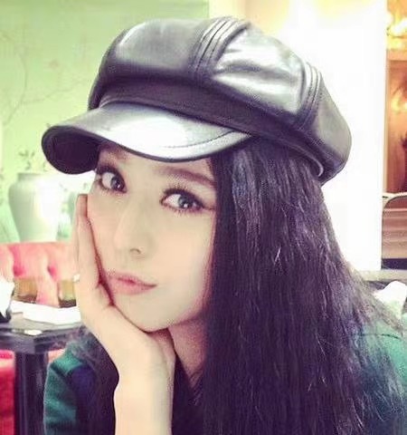 范冰冰八角帽女