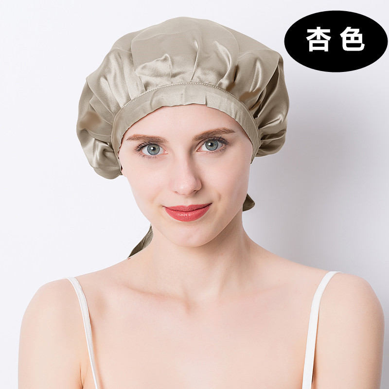 [Amazon] plus-Sized Adjustable Lace-up Seamless Mulberry Silk Silk Nightcap Toupee Women's Home Japanese