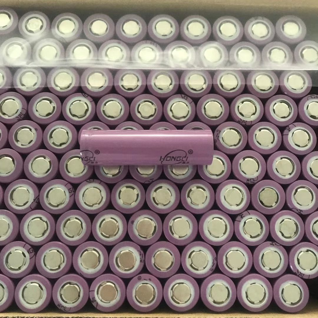 18650锂电池 弘力1200容量 平头尖头电蚊拍 适用手持小风扇榨汁机