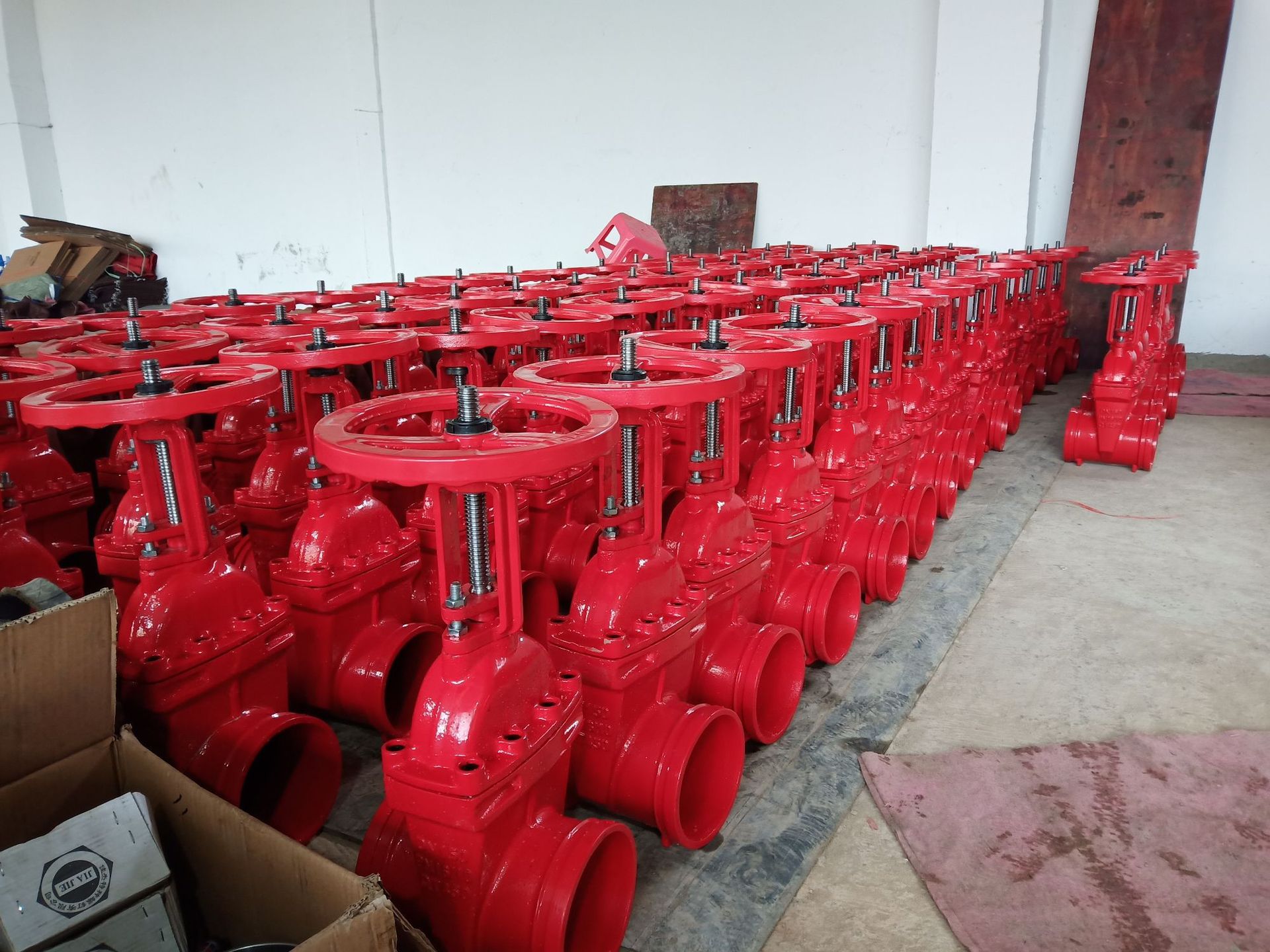 沟槽闸阀 z85x-16q 卡箍闸阀弹性座封软密封闸阀消防管道闸阀大体