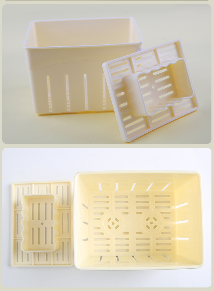 豆腐模具塑料盒压豆腐模具自制家用工具磨具豆腐塑料盒子厂家直销