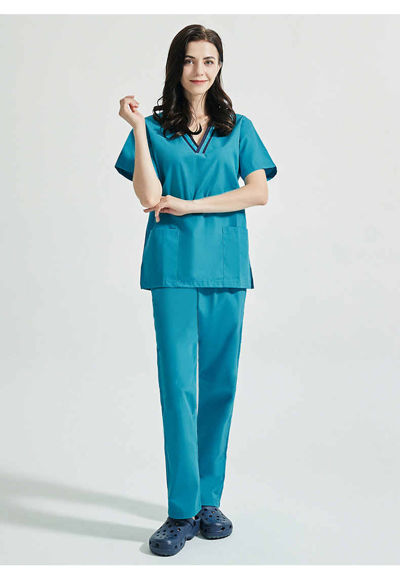 韩版整形美容医院牙科宠物诊所男女手术服套装洗手衣护士服职业装