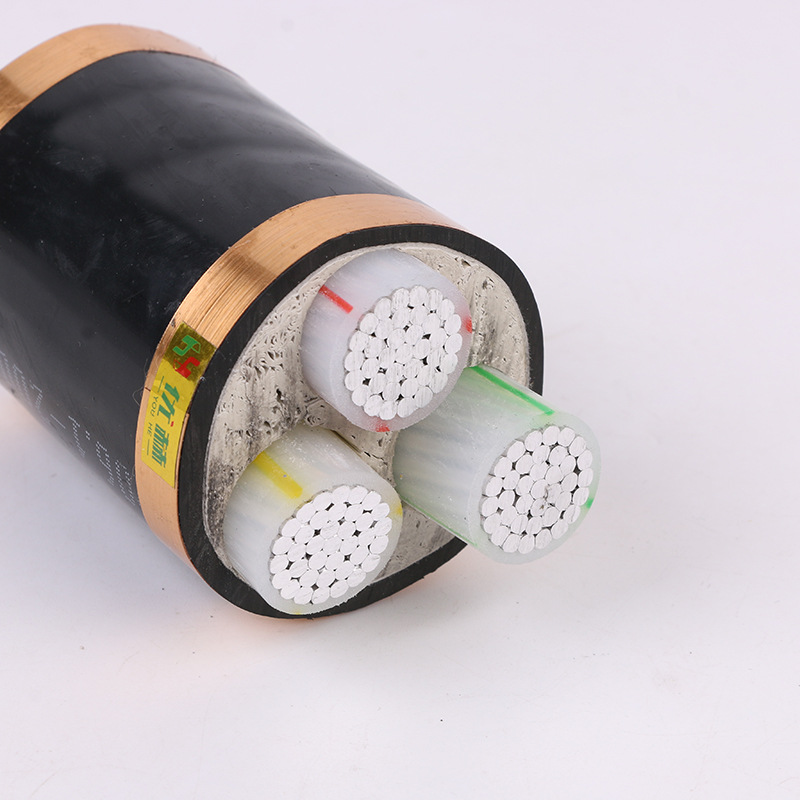 低压电缆 国标铝芯电缆线 yjlv3*10 16 25 35 50 70平方三芯电缆