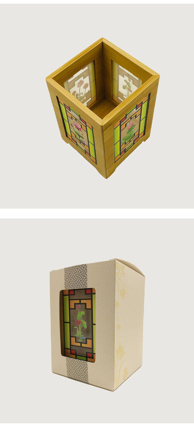 竹质彩色文创笔筒定制 旅游景点纪念笔筒定做 学校毕业纪念品销售