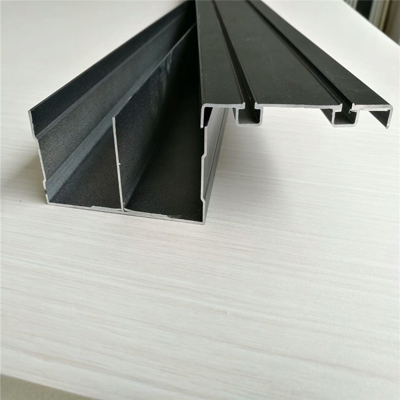 铝合金衣柜门极窄推拉门移门铝材 欧式推拉家居衣柜移门铝材 现货