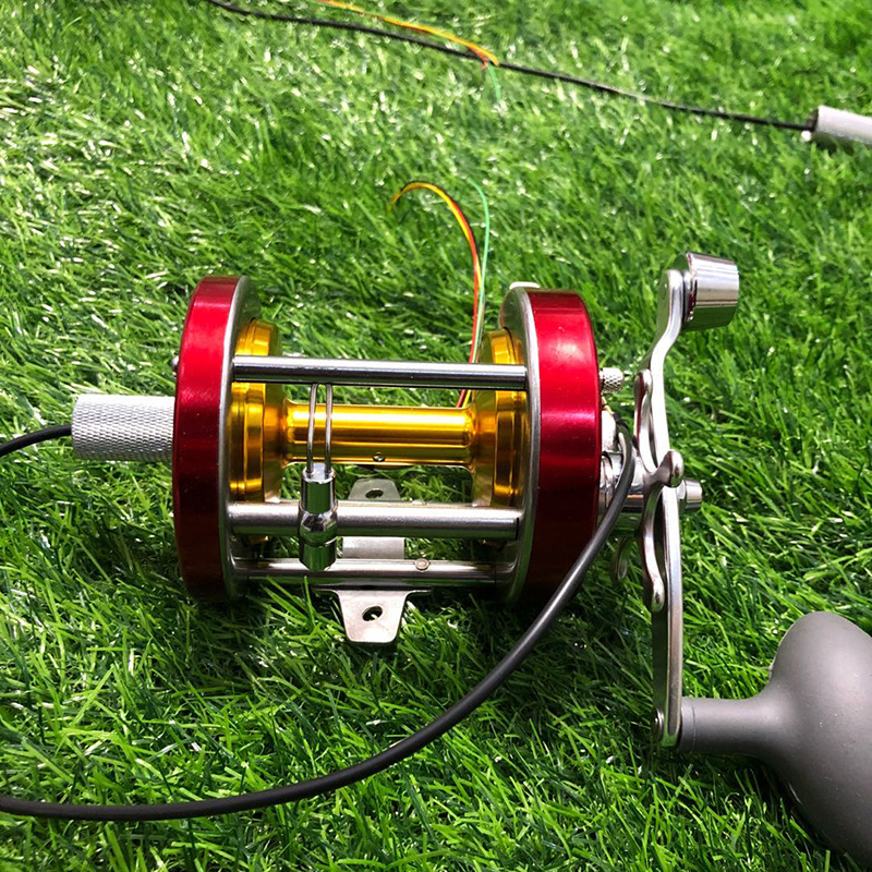 可视锚渔轮鼓轮全金属明洋渔轮9000型金属鼓轮改装渔轮单轮