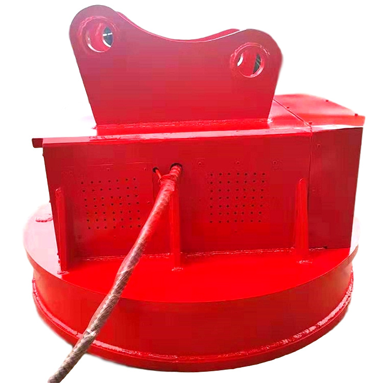 现货直销液压吸盘 质量保障使用时间长 可定制挖机圆形强磁吸盘