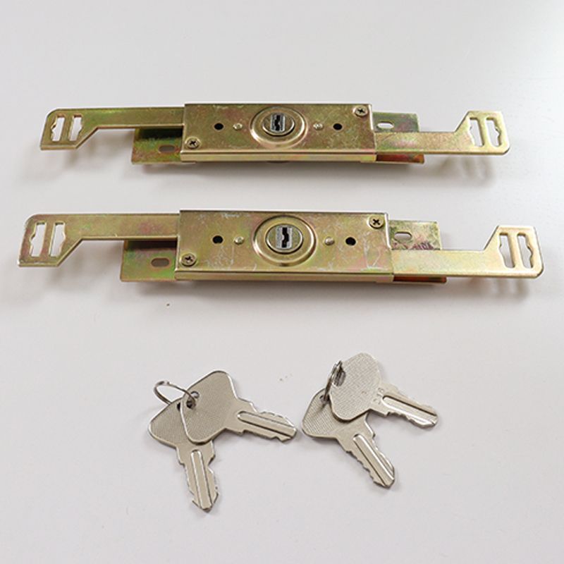 厂家直供一字卷闸锁卷帘门锁中间 卷闸门锁五金锁具