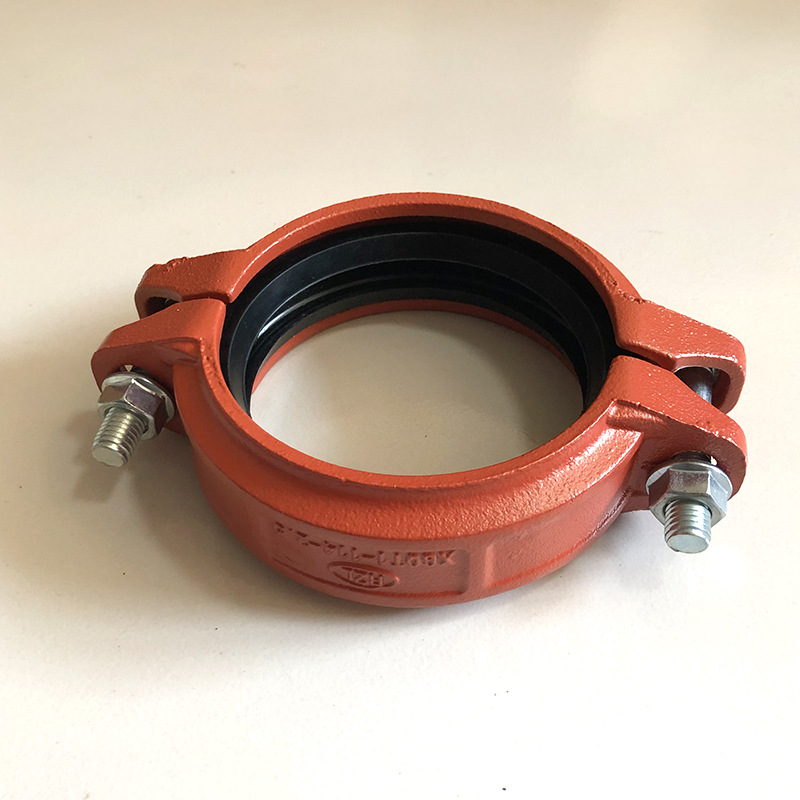 头钢性沟槽接头厂家直销沟槽式管接头消防管件沟槽式管接