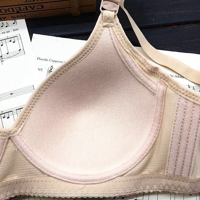 婷玛9909软托无钢圈全罩杯热卖内衣女士薄款三排扣文胸