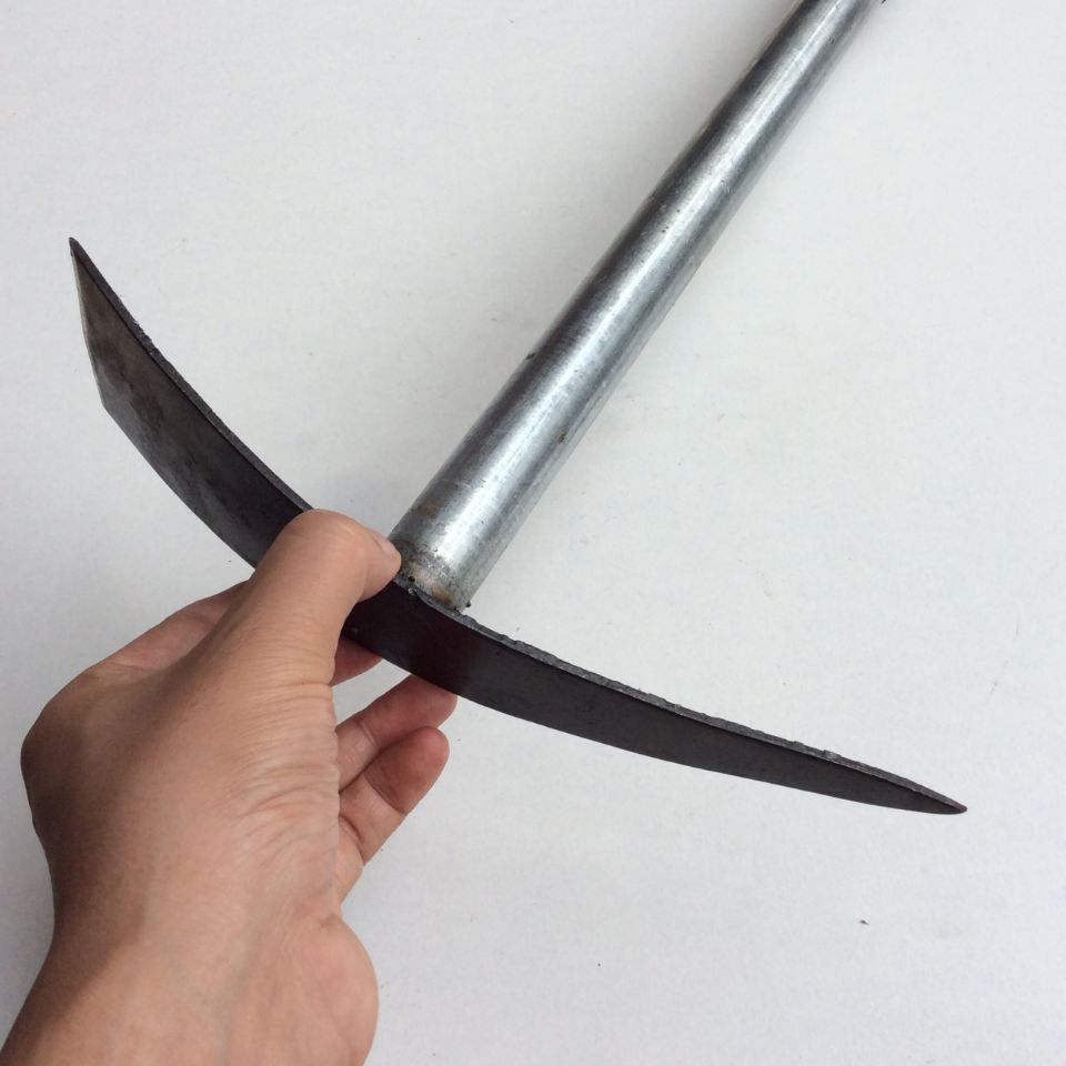 铁柄锰钢小锄头小栽锄小平锄头小尖锄一平一尖园林锄种菜锄小花锄