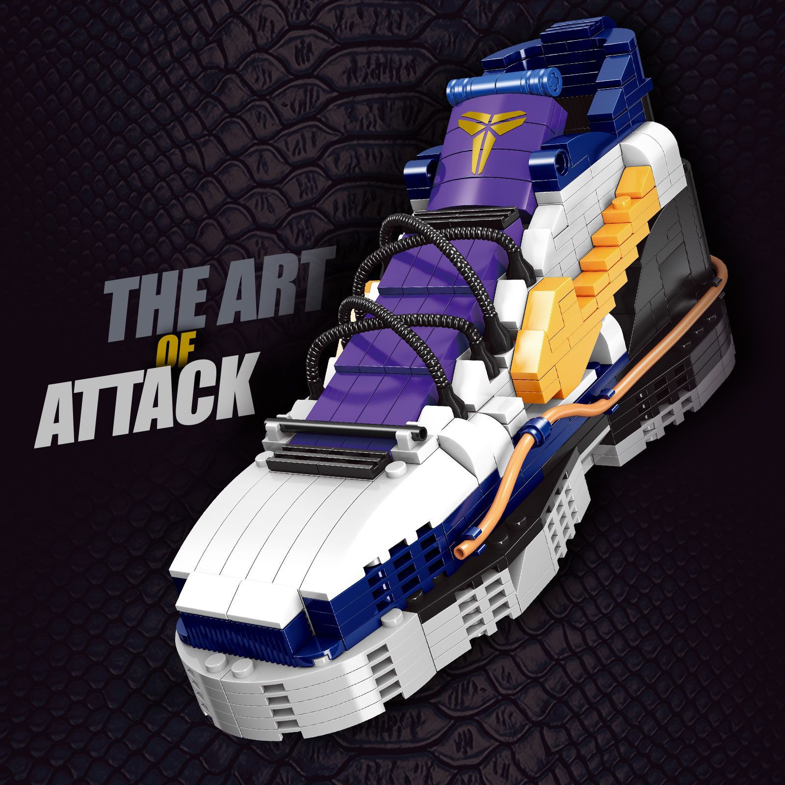 8成交53个潮礼社38012暴力熊系列联名公仔颗粒积木拼装摆件玩具￥14.