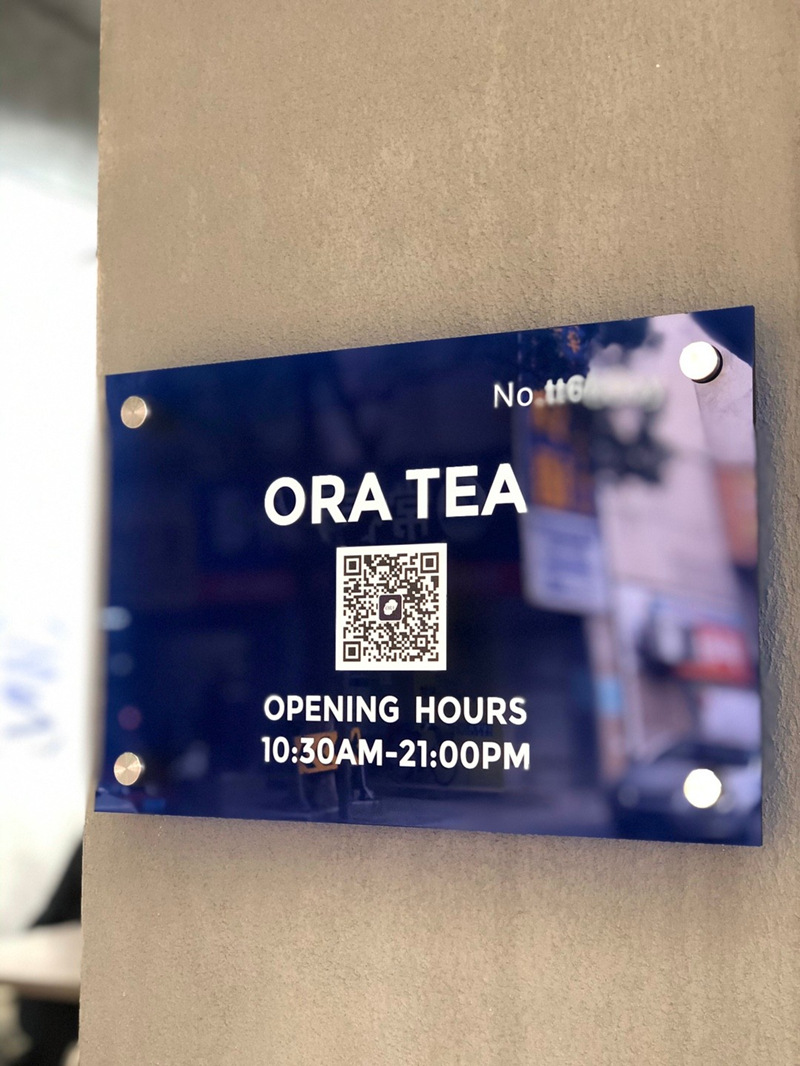 韩国彩色亚克力户外招牌 ins网红简洁个性创意小众店招