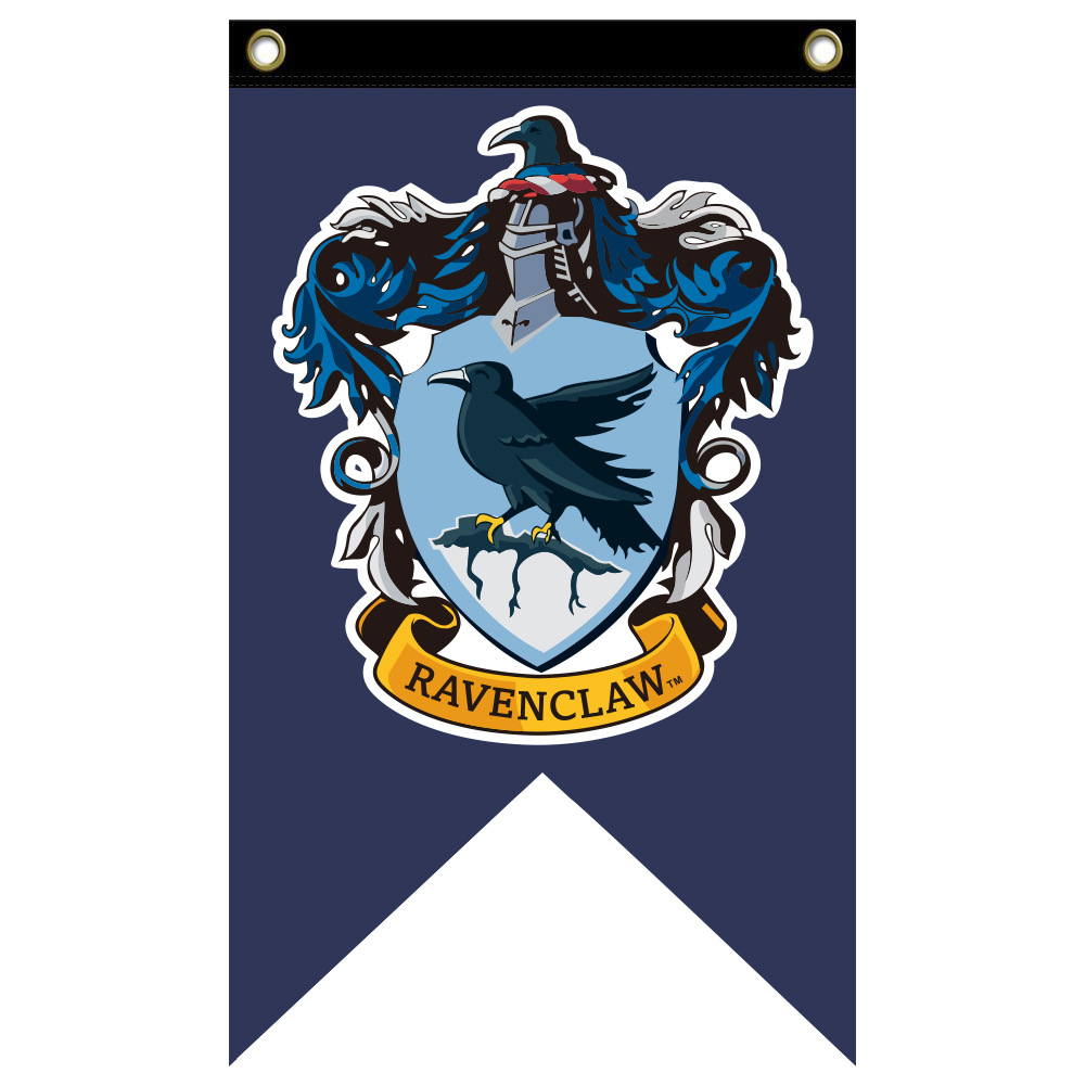 75*125cm电影周边主题装饰哈利波特旗帜四大魔法学院格兰芬多挂旗
