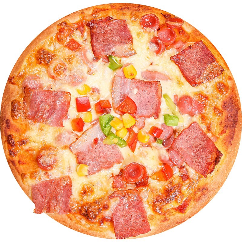 7英寸披萨比萨匹萨半成品 培根榴莲多种口味 加热即食 厂家批发