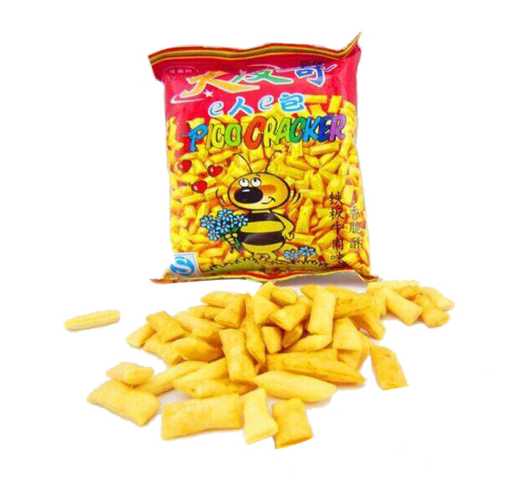 预售大皮哥虾条牛肉味13*20/40包零食薯条膨化休闲食品80后90后怀