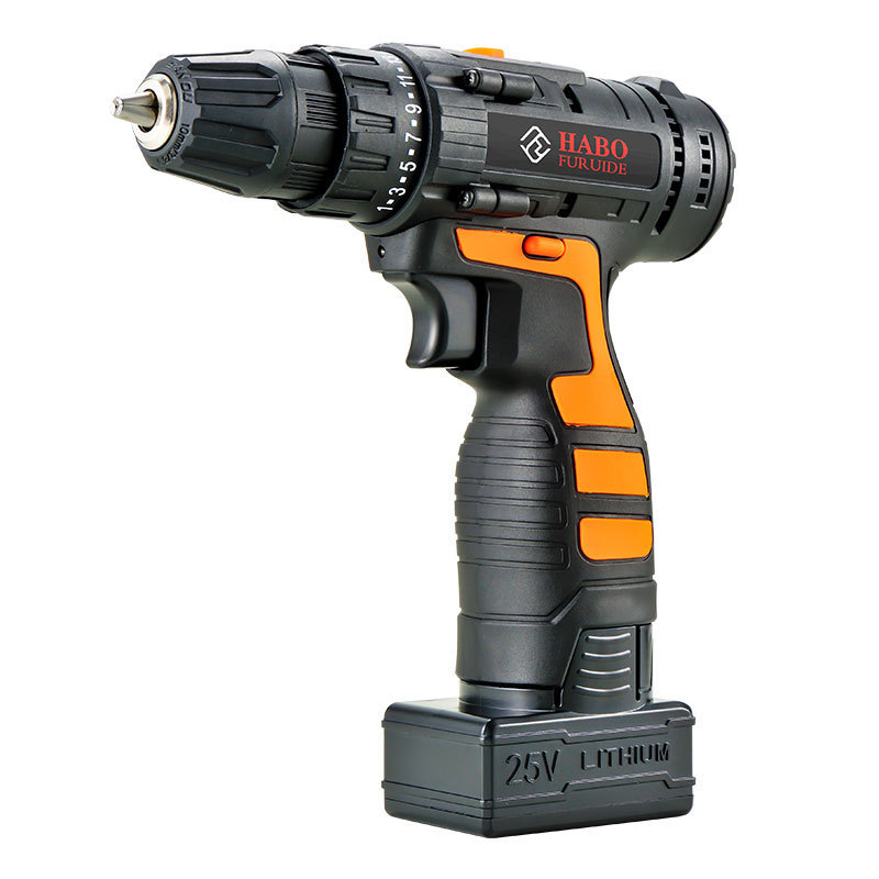 冲击锂电钻25v充电式手钻小钻电钻家用多功能电动螺丝刀电转