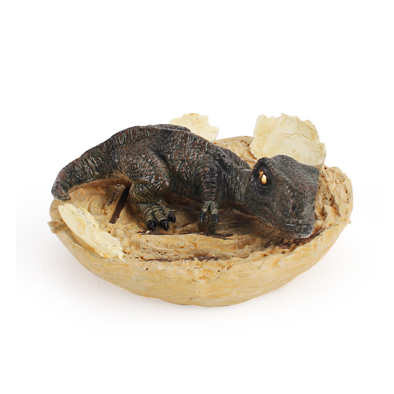 外贸仿真科教恐龙幼崽l镰刀龙巨兽龙双冠龙棘龙模型实心静态摆件