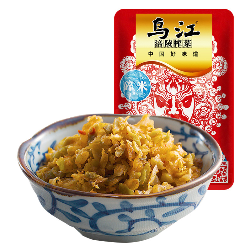 乌江榨菜碎粒80g乌江涪陵碎米榨菜下饭菜重庆小面配料咸菜配粥