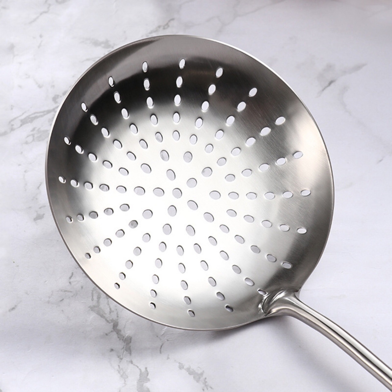 长柄款16漏 捞菜 煎炸 滤汤 厨房用具 大漏勺 不锈钢日用百货