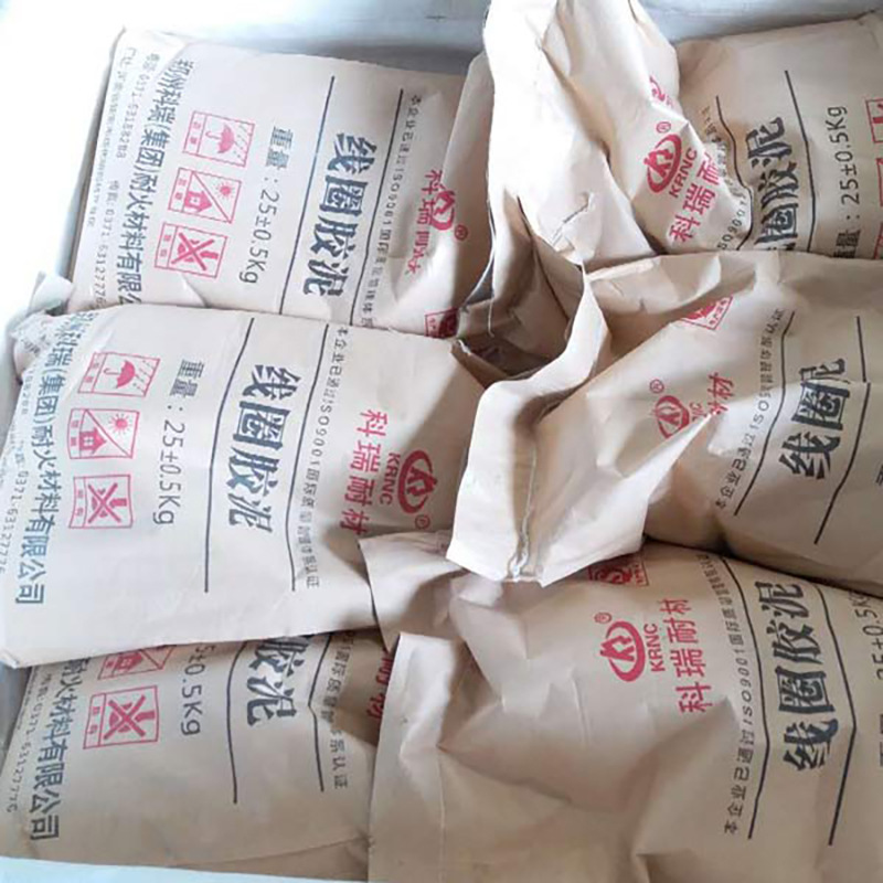 科瑞线圈胶泥 中频炉感应线圈涂抹胶泥 不开裂 耐火胶泥 厂家直供