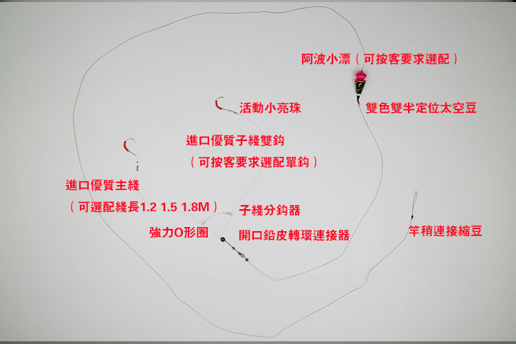 台湾中通型钓虾阿波浮漂 跨境钓虾漂3-4分虾钓浮标虾馆阿波小漂